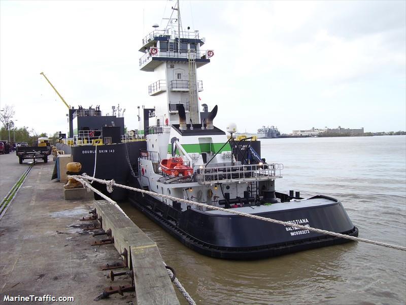 christiana (Pusher Tug) - IMO 9383273, MMSI 367165980, Call Sign WDD5937 under the flag of United States (USA)