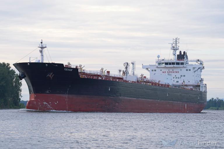 texas (Chemical/Oil Products Tanker) - IMO 9704788, MMSI 369037000, Call Sign KTEO under the flag of United States (USA)