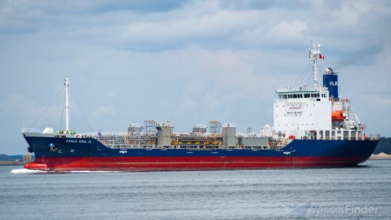 eagle asia 10 (Chemical/Oil Products Tanker) - IMO 9794290, MMSI 374890000, Call Sign 3EWJ9 under the flag of Panama