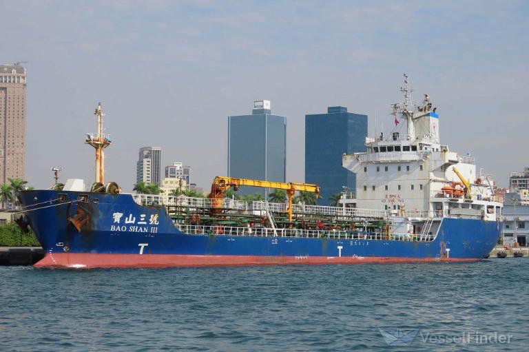 bao shan no.3 (Oil Products Tanker) - IMO 9276456, MMSI 416362000, Call Sign BR3192 under the flag of Taiwan