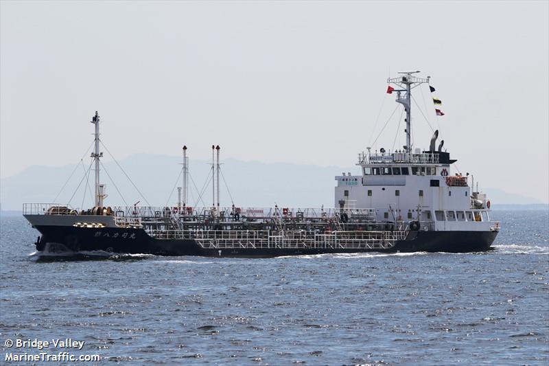 rikishimaru no.8 (Chemical/Oil Products Tanker) - IMO 9526631, MMSI 431000968, Call Sign JD2921 under the flag of Japan