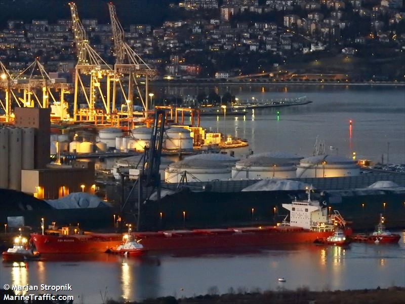 sbi rumba (Bulk Carrier) - IMO 9712498, MMSI 538006146, Call Sign V7KD8 under the flag of Marshall Islands