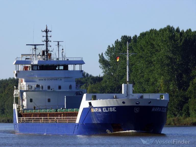 maria elise (General Cargo Ship) - IMO 9534250, MMSI 636091859, Call Sign D5HS8 under the flag of Liberia