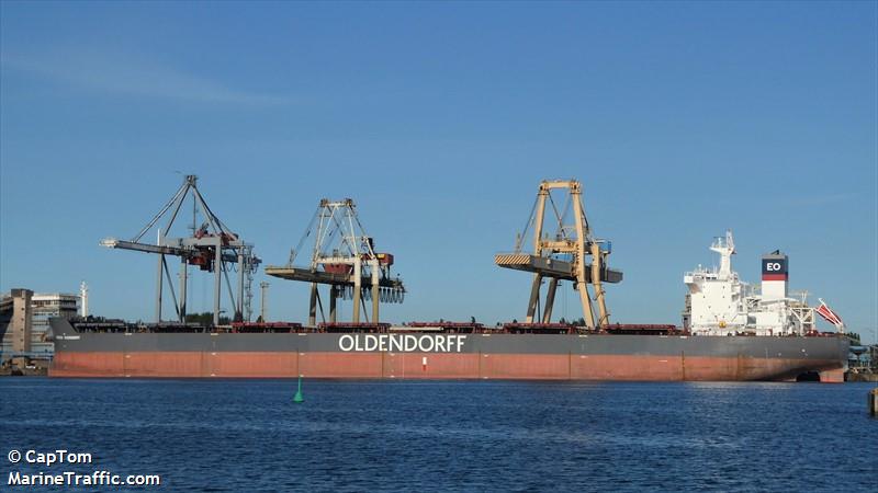 patricia oldendorff (Bulk Carrier) - IMO 9464584, MMSI 636092852, Call Sign D5QR8 under the flag of Liberia