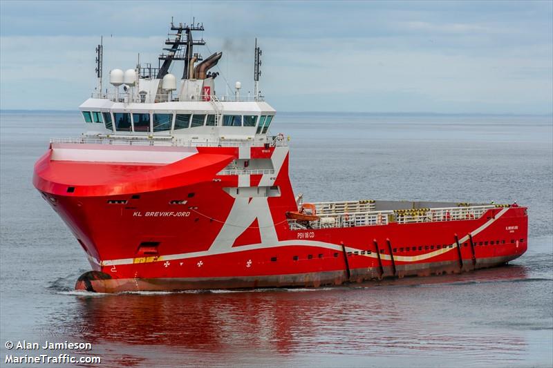 kl brevikfjord (Offshore Tug/Supply Ship) - IMO 9482330, MMSI 209051000, Call Sign 5BCN3 under the flag of Cyprus