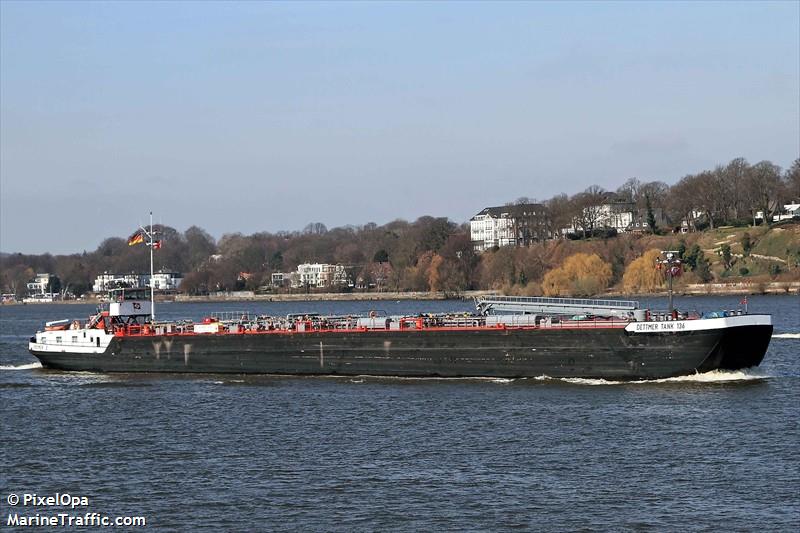 dettmer tank 136 (Tanker) - IMO , MMSI 211177620, Call Sign DA7089 under the flag of Germany