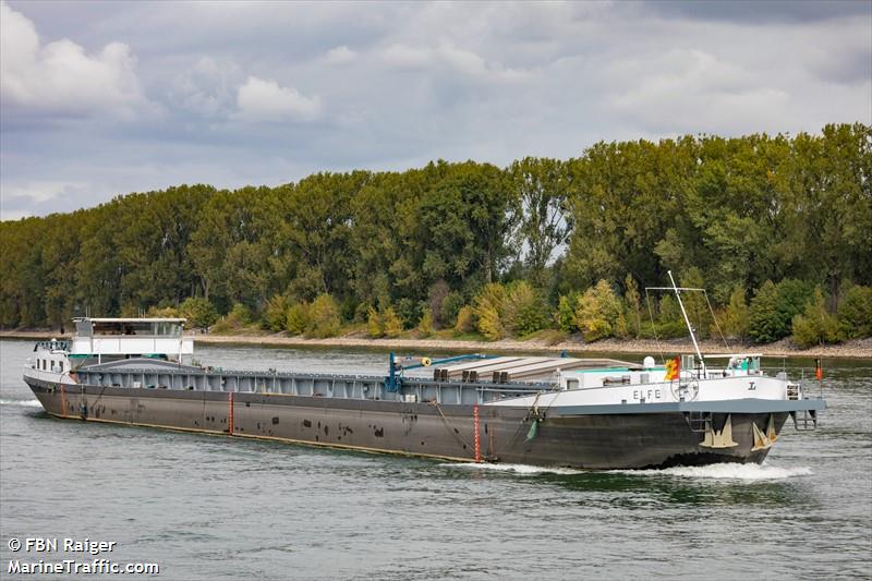 elfe (Cargo ship) - IMO , MMSI 211254050, Call Sign DA4619 under the flag of Germany