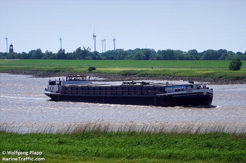 sophie (Cargo ship) - IMO , MMSI 211255070, Call Sign DA5572 under the flag of Germany