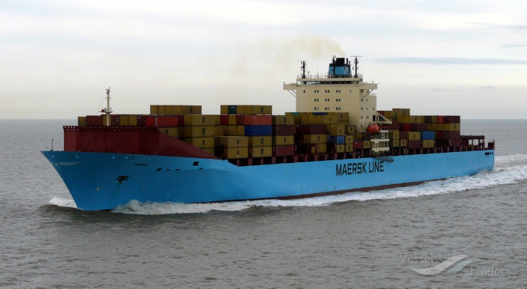 maersk boston (Container Ship) - IMO 9313905, MMSI 219216000, Call Sign OZDB2 under the flag of Denmark