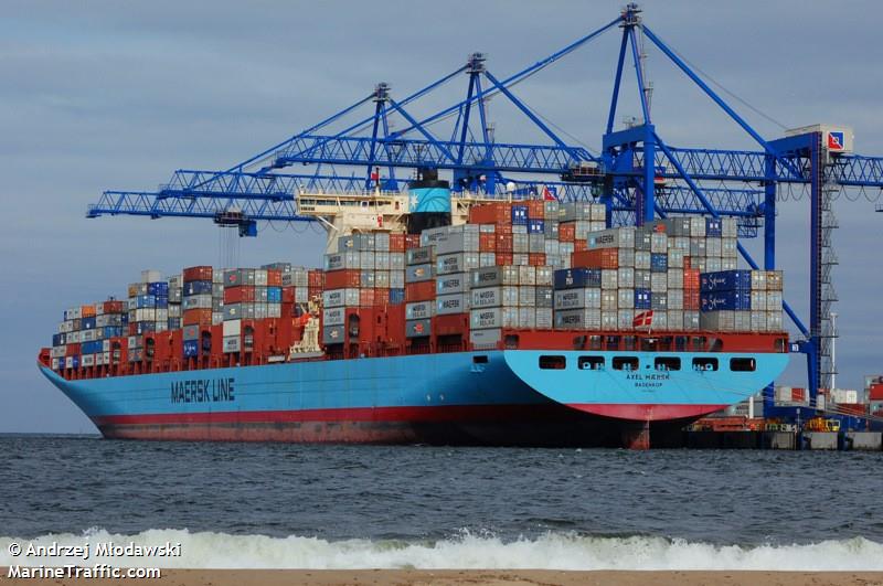 axel maersk (Container Ship) - IMO 9260419, MMSI 220187000, Call Sign OUUY2 under the flag of Denmark