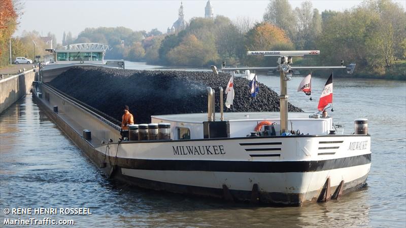 milwaukee (Cargo ship) - IMO , MMSI 227095720, Call Sign SI 5695 under the flag of France