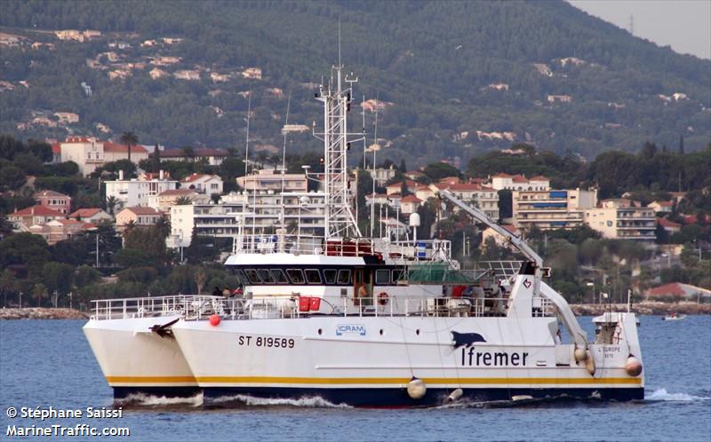 leurope (Research Vessel) - IMO 9052056, MMSI 227403000, Call Sign FKJB under the flag of France