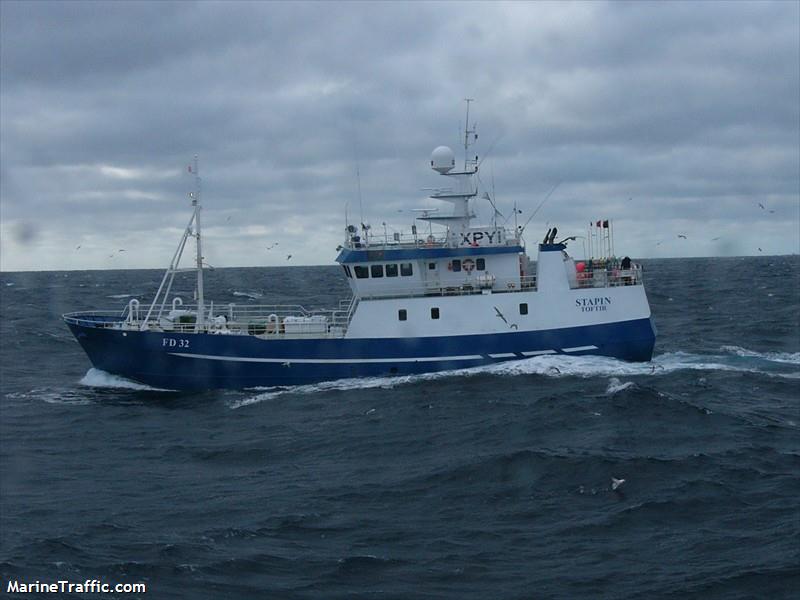 skorin (Fishing Vessel) - IMO 7504201, MMSI 231343000, Call Sign XPYI under the flag of Faeroe Islands