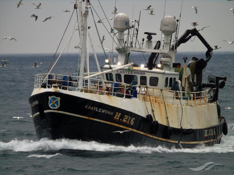 fv castlewood h216 (Fishing vessel) - IMO , MMSI 233433000, Call Sign 2RXH under the flag of United Kingdom (UK)