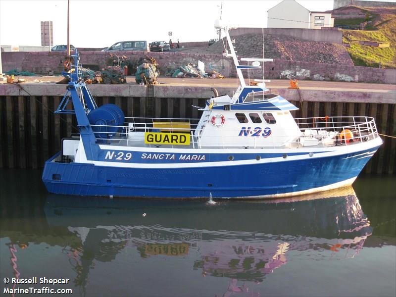 sancta maria (Fishing Vessel) - IMO , MMSI 235093015, Call Sign 2FOV7 under the flag of United Kingdom (UK)