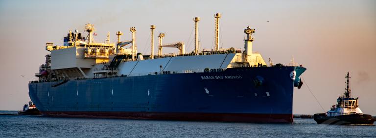 maran gas andros (LNG Tanker) - IMO 9810379, MMSI 241670000, Call Sign SVDF5 under the flag of Greece