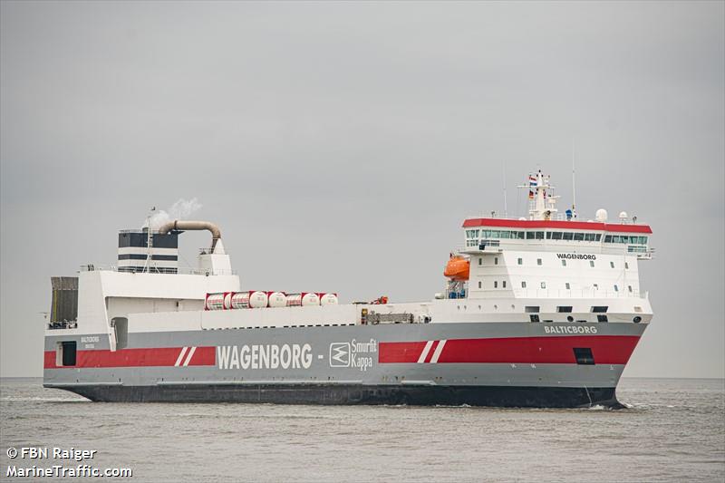 balticborg (Ro-Ro Cargo Ship) - IMO 9267716, MMSI 244590000, Call Sign PBIP under the flag of Netherlands