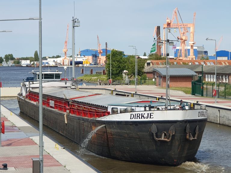 dirkje (Cargo ship) - IMO , MMSI 244860456, Call Sign PC2086 under the flag of Netherlands