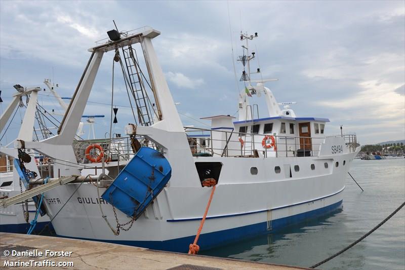 carfagna giuliano (Fishing vessel) - IMO , MMSI 247083210, Call Sign ITWC under the flag of Italy