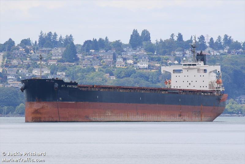 st. dimitrios (Bulk Carrier) - IMO 9401518, MMSI 249949000, Call Sign 9HA4449 under the flag of Malta