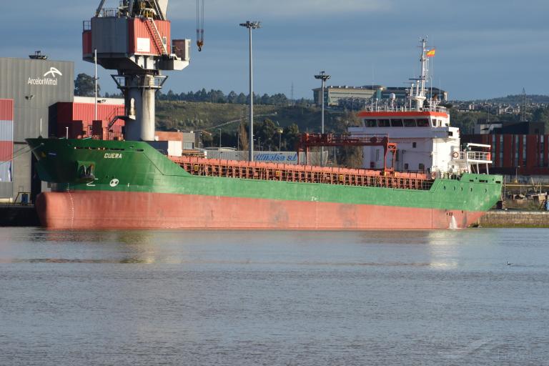 cuera (General Cargo Ship) - IMO 9360489, MMSI 255803360, Call Sign CQMG under the flag of Madeira