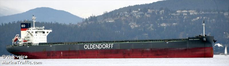 dietrich oldendorff (Bulk Carrier) - IMO 9860350, MMSI 255806323, Call Sign CQAZ9 under the flag of Madeira