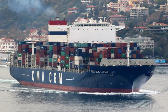 cma cgm litani (Container Ship) - IMO 9705055, MMSI 256033000, Call Sign 9HA3793 under the flag of Malta