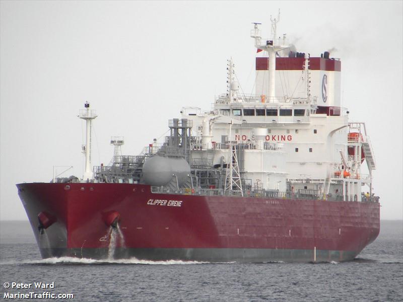 clipper eirene (LPG Tanker) - IMO 9834715, MMSI 257069560, Call Sign LAEB8 under the flag of Norway