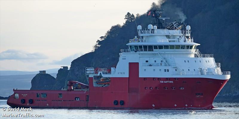 far sapphire (Offshore Tug/Supply Ship) - IMO 9372169, MMSI 257282000, Call Sign LNXW under the flag of Norway