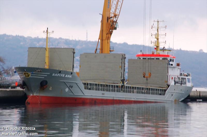 m-v safiye ana (General Cargo Ship) - IMO 9319947, MMSI 271000770, Call Sign TCCW 9 under the flag of Turkey