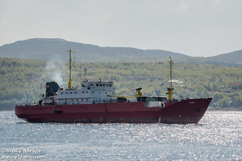 tavr (Fish Carrier) - IMO 8838544, MMSI 273428090, Call Sign UBFR3 under the flag of Russia