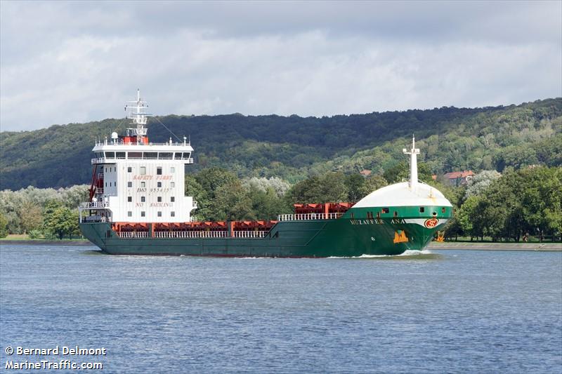 mv muzaffer ana (General Cargo Ship) - IMO 9554157, MMSI 314526000, Call Sign 8PAX7 under the flag of Barbados