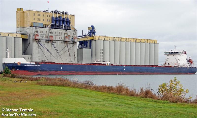 algoma harvester (Bulk Carrier) - IMO 9613939, MMSI 316011710, Call Sign XJBK under the flag of Canada