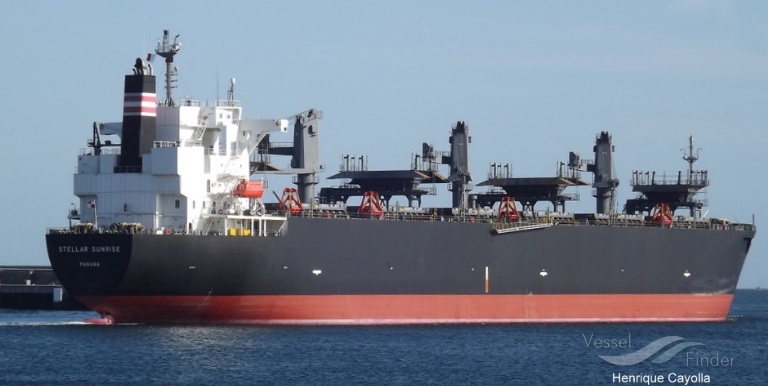 stellar sunrise (Wood Chips Carrier) - IMO 9566631, MMSI 353153000, Call Sign 3FUB5 under the flag of Panama