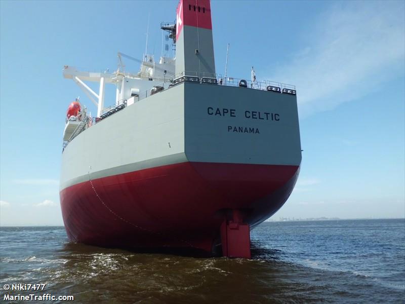 cape celtic (Bulk Carrier) - IMO 9409144, MMSI 354526000, Call Sign 3FUO8 under the flag of Panama