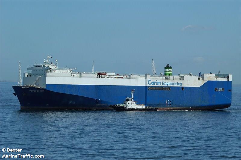 foresighter (Vehicles Carrier) - IMO 8602816, MMSI 356121000, Call Sign 3EMR5 under the flag of Panama