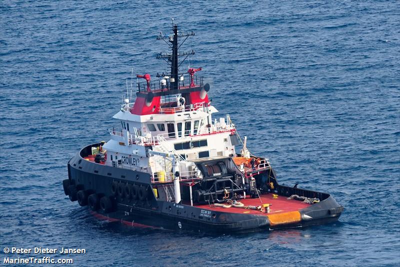 ocean sky (Tug) - IMO 9597850, MMSI 366630000, Call Sign WDG5144 under the flag of United States (USA)