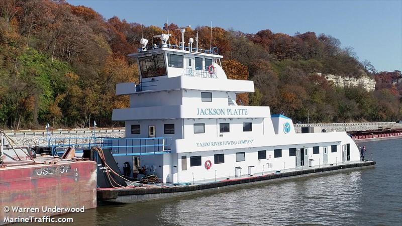 jackson platte (Towing vessel) - IMO , MMSI 367103180, Call Sign WDC9506 under the flag of United States (USA)