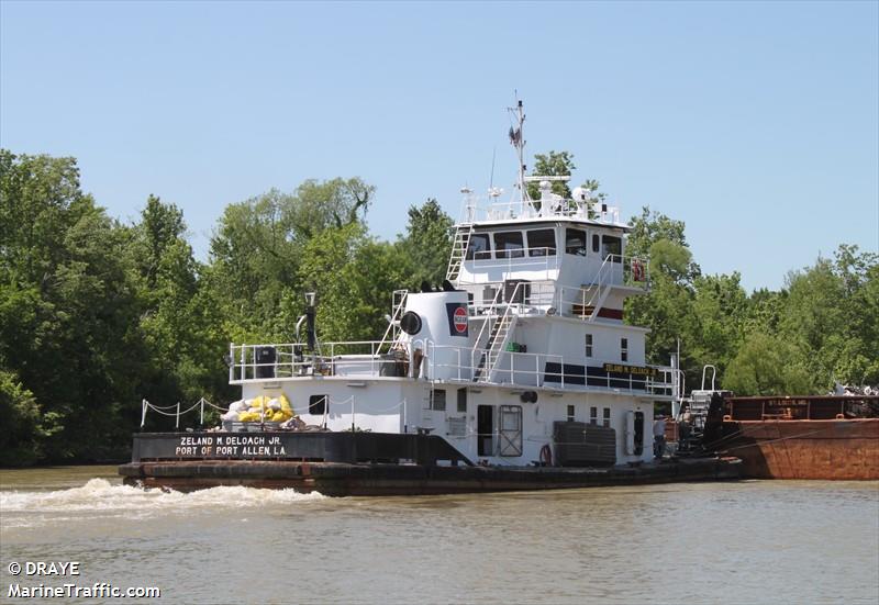 zeland m.deloach jr (Towing vessel) - IMO , MMSI 367306570, Call Sign WDK9757 under the flag of United States (USA)