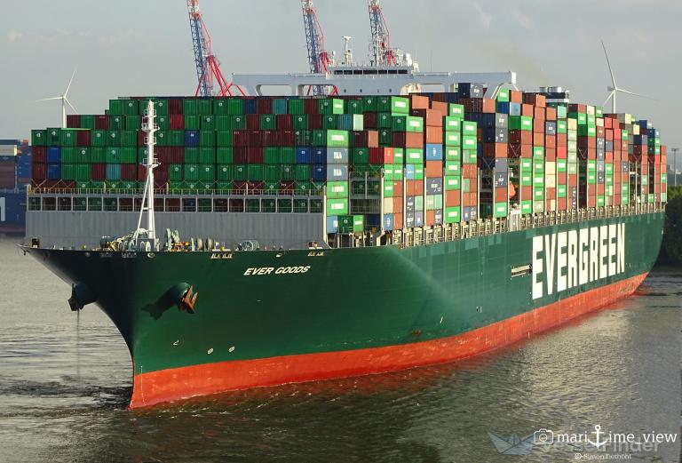 ever goods (Container Ship) - IMO 9810991, MMSI 371308000, Call Sign 3FRV5 under the flag of Panama