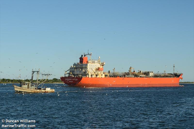 sakhara lotus (Chemical/Oil Products Tanker) - IMO 9400382, MMSI 372530000, Call Sign 3FAB7 under the flag of Panama