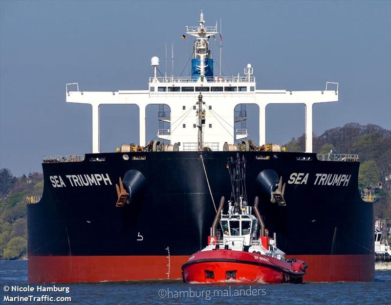 sea triumph (Bulk Carrier) - IMO 9581760, MMSI 373802000, Call Sign 3EZA9 under the flag of Panama