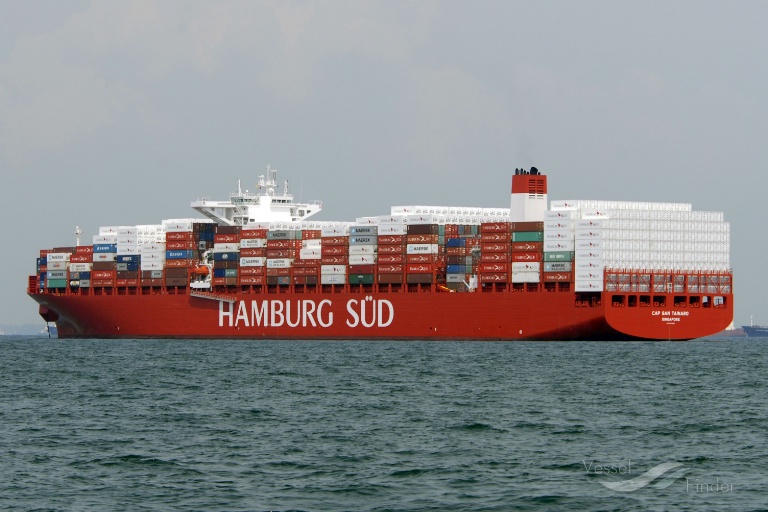cap san tainaro (Container Ship) - IMO 9633965, MMSI 374658000, Call Sign 3EOT8 under the flag of Panama