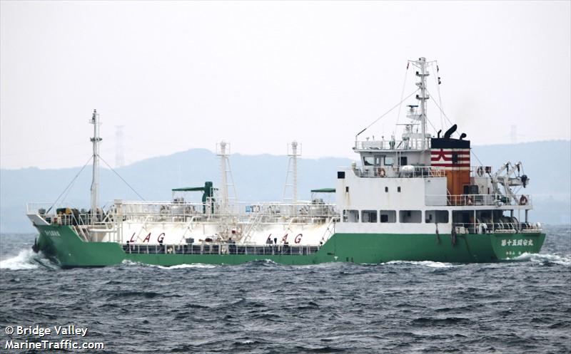 syoanmaru no15 (Tanker) - IMO , MMSI 431006926, Call Sign JD3862 under the flag of Japan