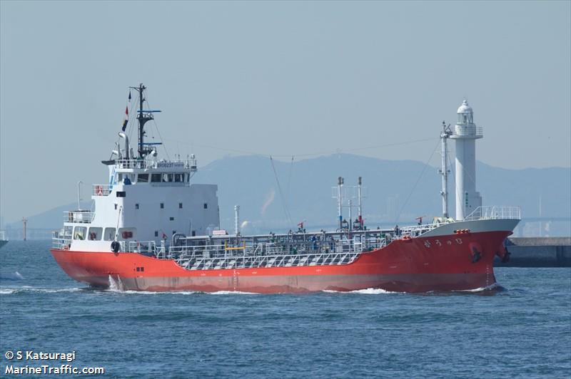 hyuga (Tanker) - IMO , MMSI 431013726, Call Sign JD4641 under the flag of Japan