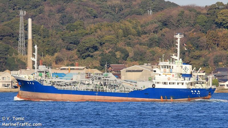 tatsuryo maru (Cargo ship) - IMO , MMSI 431400121, Call Sign JK5161 under the flag of Japan