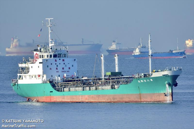 nikko maru no.6 (Chemical Tanker) - IMO 9084906, MMSI 431400324, Call Sign JJ3817 under the flag of Japan