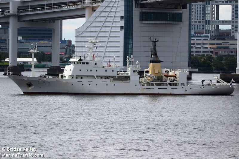 keifu maru (Research Vessel) - IMO 9237838, MMSI 431560000, Call Sign JPBN under the flag of Japan