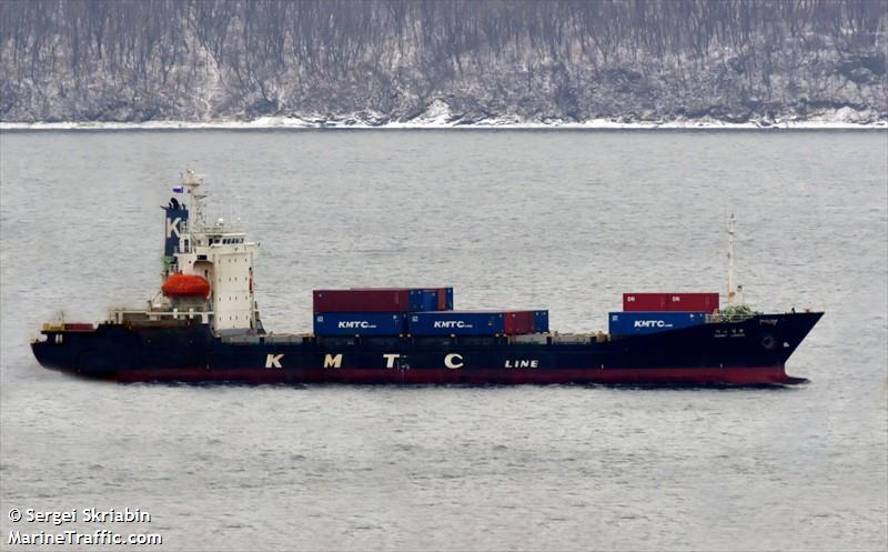 sunny linden (Container Ship) - IMO 9115779, MMSI 441300000, Call Sign DSNC9 under the flag of Korea