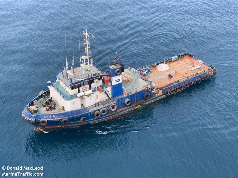 dta 5 (Offshore Support Vessel) - IMO 8333283, MMSI 470050000, Call Sign A6E2281 under the flag of UAE